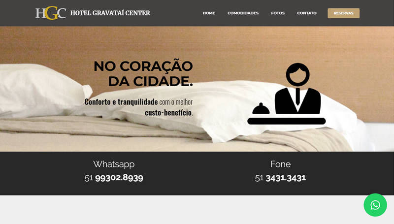Site Hotel Gravataí Center - OkWeb